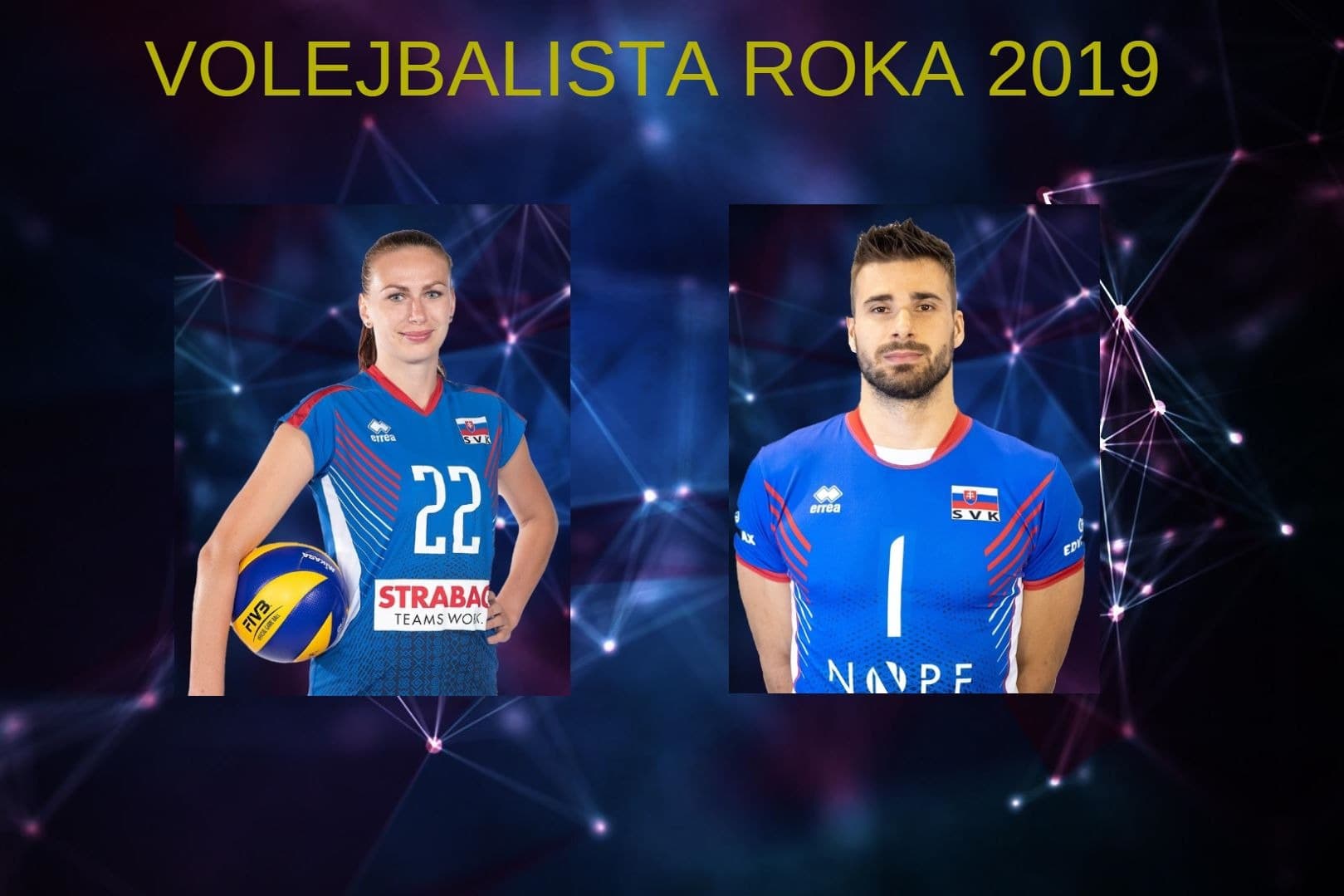Volejbalistami roka premiérovo Kostelanská a Michalovič