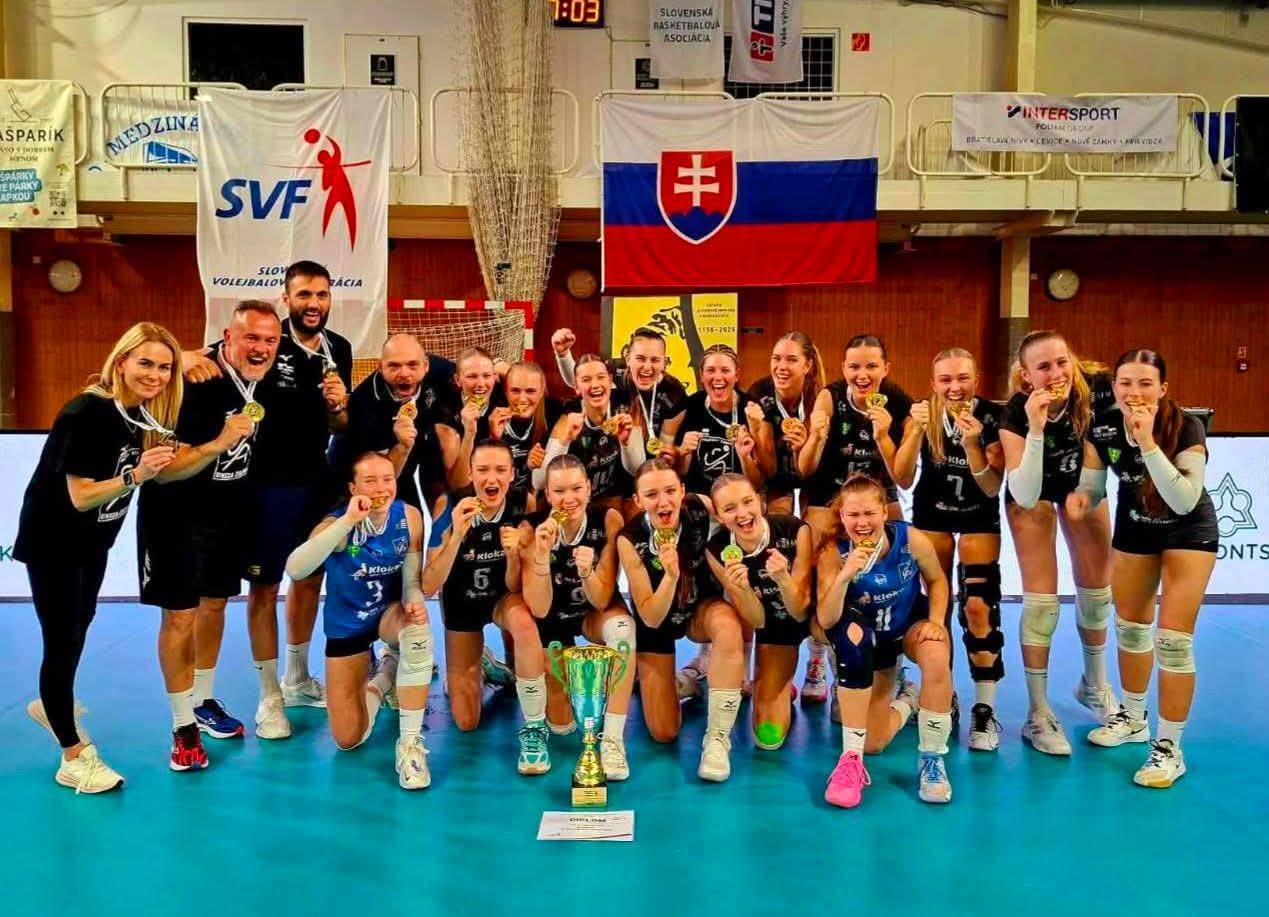 VA UNIZA Žilina majsterkami Slovenska kadetiek, finále v Leviciach prinieslo dramatické zápasy aj päťsetové bitky