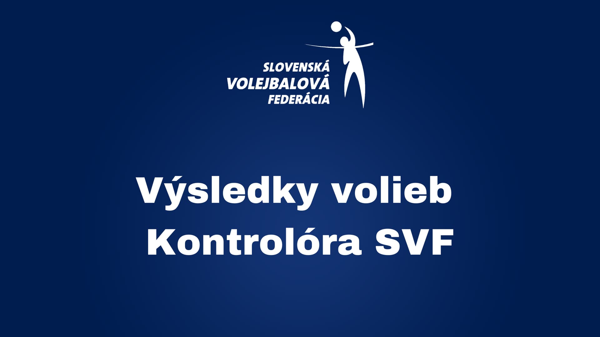 Výsledky volieb Kontrolóra SVF